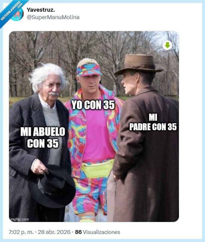 35 a&ntilde;os,edad,padre,abuelo