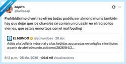 Enlace a Dejad al chaval comerse un cruasán el viernes, que no todos vamos a merendar chía con autoestima, por @laritaaap