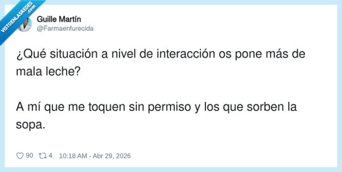 interacci&oacute;n,malaleche,toque,sopa