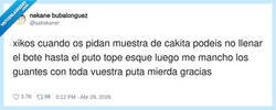 Enlace a La única vez que os piden “una muestra” y venís en modo catering, por @satiskaner
