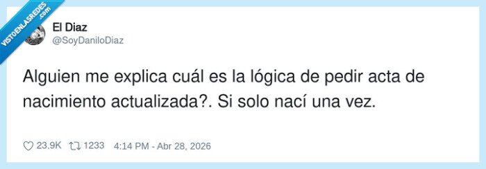 burocracia,documentos,administraci&oacute;n,actanacimiento,absurdo