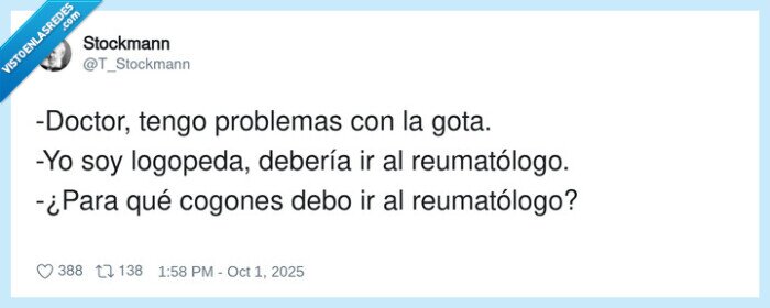 logopeda,reumat&oacute;logo,gota,confusi&oacute;n,salud