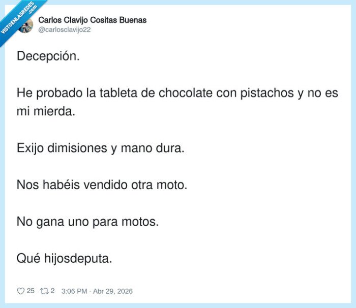 chocolate,pistacho,decepci&oacute;n,hype,dimisi&oacute;n