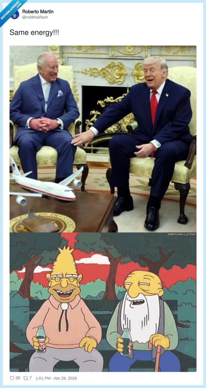 colegas,batallitas,aviones,pol&iacute;tica,comparaciones,donald trump,carlos iii