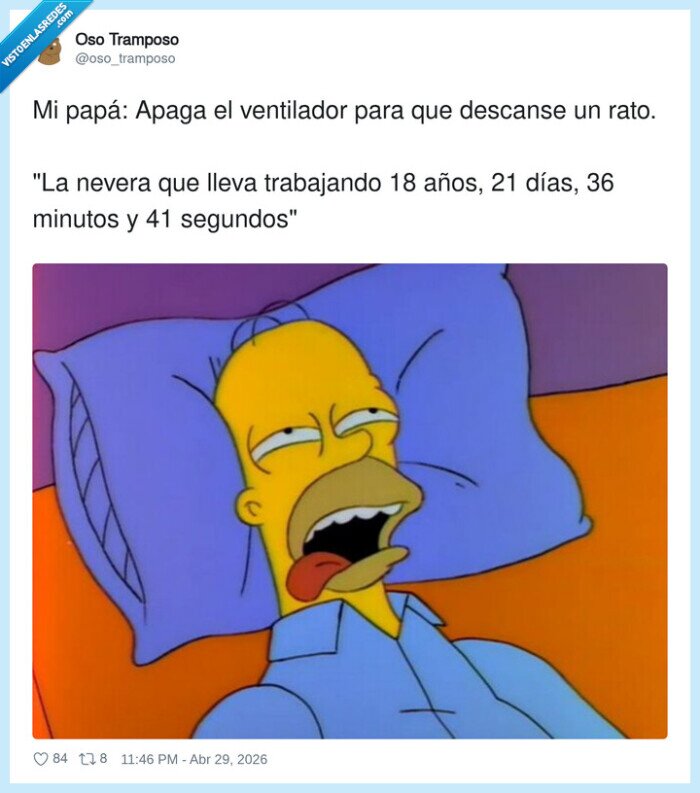 padres,ventilador,nevera,calor,simpson