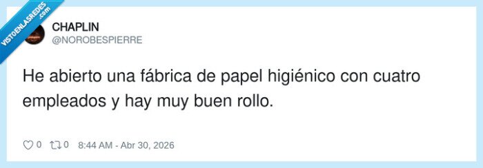 trabajo,empresa,empleados,papelhigienico,buenrollo