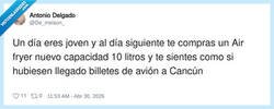 Enlace a La juventud se te va, pero el air fryer de 10 litros te da estatus de adulto funcional, por @De_meison_