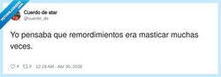 Enlace a Pues no es masticando más, por @cuerdo_de