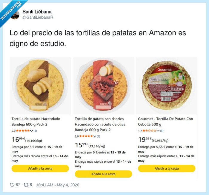 amazon,tortilla,precios,inflacion,supermercado