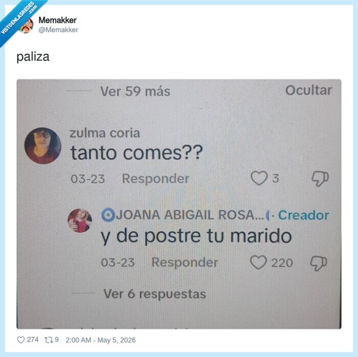 comentarios,papeada,postre,marido,respuesta