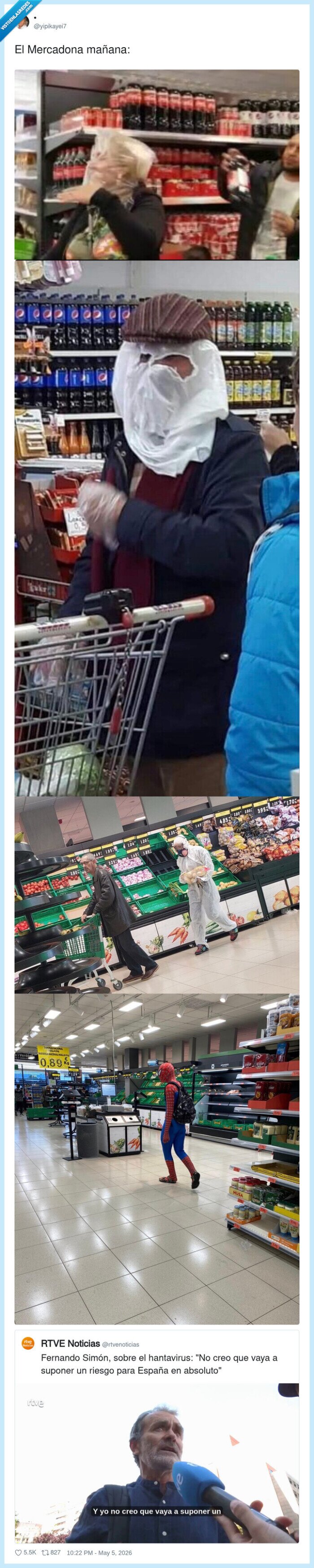 supermercado,mascara,hantavirus,FernandoSim&oacute;n,compras
