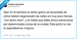 Enlace a La xenofobia es como el flúor: te la pone cualquiera en la boca, por @profsecu