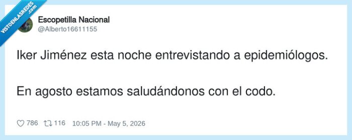 epidemi&oacute;logos,codo,saludo,IkerJim&eacute;nez,agosto,hantavirus