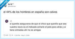 Enlace a En España no se liga, se audita la línea del pelo, por @livis0rrow