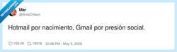 Enlace a Y Outlook por castigo, por @SritaChiken
