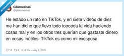 Enlace a TikTok: o lo estás haciendo mal o te falta comprar algo. Como mi ex, por @gibirruweinao