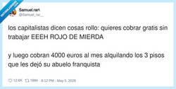 Enlace a Trabajar es de rojos; heredar pisos, de emprendedores, por @Samuel_rar__
