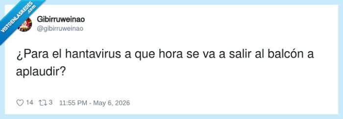 hantavirus,balc&oacute;n,aplausos,pandemia,cuarentena