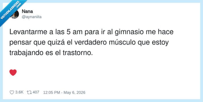 gimnasio,5am,trastorno,m&uacute;sculo