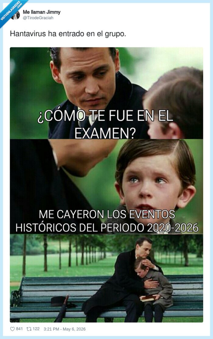 1727759 - El niño no suspendió el examen, lo vivió en directo, por @TirodeGraciah