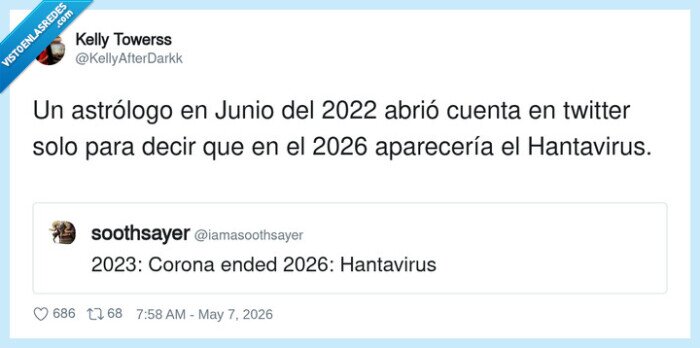 astrolog&iacute;a,pandemia,hantavirus,profec&iacute;a,twitter