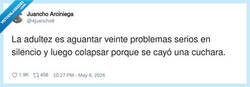 Enlace a Aguanto veinte dramas como un adulto y luego me arruina el día una cuchara, por @4juancho8