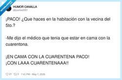 Enlace a Paco, que la cuarentena no era con la del quinto, por @jcarlos2001