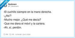 Enlace a Perdona, es que cuando me pongo a atender, lo hago con protocolo, por @T_Stockmann
