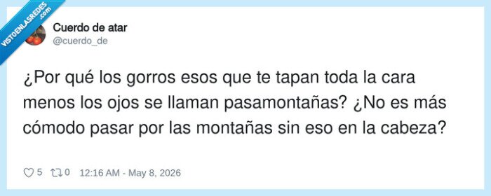 pasamonta&ntilde;as,gorro,monta&ntilde;as,nombres,absurdo