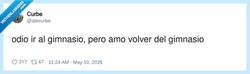 Enlace a Odio ir al gimnasio, pero volver me parece un planazo, por @alecurbe