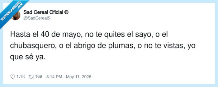 mayo,tiempo,calor