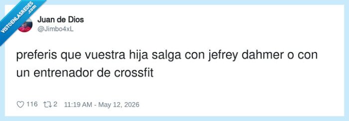 jefreydahmer,crossfit,entrenador,hija,eleccion