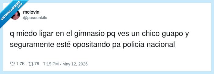 miedo,gimnasio,chico,policia,oposicion