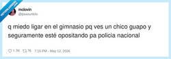 Enlace a Y resulta que el único que levanta pesas en serio es el de seguridad, por @pasounkilo