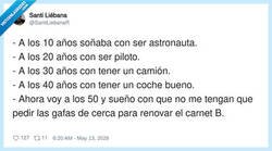 Enlace a De astronauta a derrotado de la vida: evolución natural, por @SantiLiebanaR