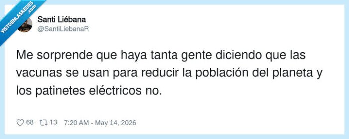 vacunas,patinetes,conspiraciones,accidentes,ciudad
