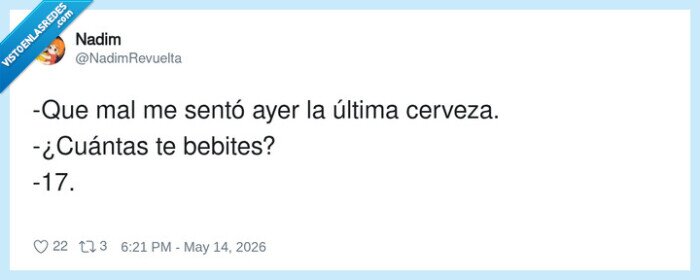 cervezas,resaca,exageraci&oacute;n,confesi&oacute;n,finde