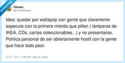 Enlace a Y luego me pregunto por qué no tengo amigos, por @cometelas