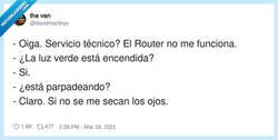Enlace a Sí, parpadea… igual que yo cuando me dicen “reinicia el router”, por @davidmartinyo