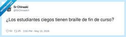 Enlace a Braille de fin de curso, por @SrChinaski1