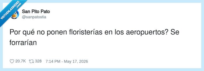 aeropuerto,florister&iacute;a,negocio,ganancias,sugerencia