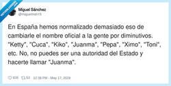 Enlace a Yo solo veo nombres de perro, por @miguelmsh15