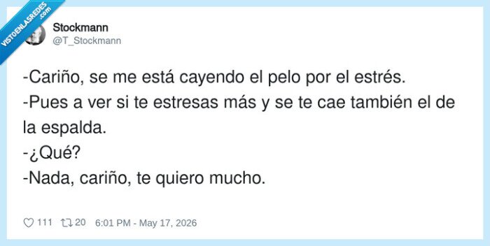 pareja,estr&eacute;s,calvicie,espalda,r&eacute;plica