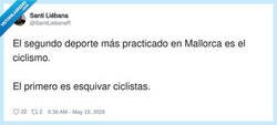Enlace a En Mallorca los ciclistas son deporte de contacto, por @SantiLiebanaR
