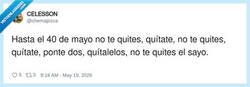 Enlace a El sayo va y viene, por @chemapizca