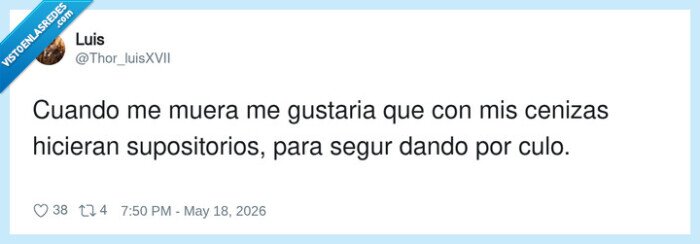1729601 - La forma más edgy de pedir que te echen una mano en el más allá, por @Thor_luisXVII