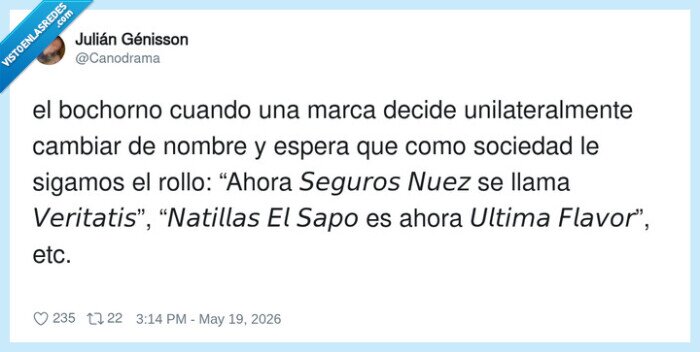 cambiosnombres,marcas,veritatis,ultimflavor,sarcasmo
