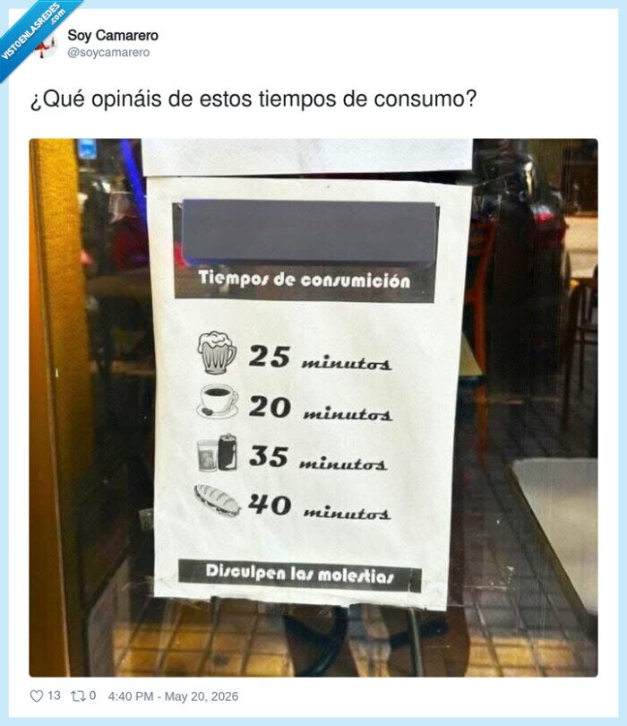 bar,consumici&oacute;n,minutos,cartel,terrazas