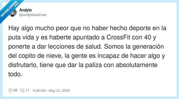 CrossFit,40a&ntilde;os,salud,generaci&oacute;n,disfrutar