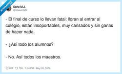 Enlace a Yo creo que llegan más jodidos los profes que los alumnos, por @MaestritaM